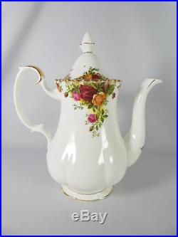 Vintage Original 1962 Royal Albert Old Country Roses Large Coffee Pot Teapot Lid