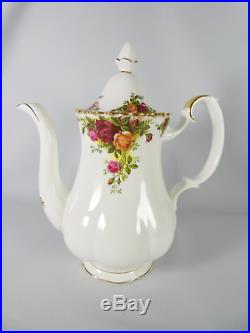 Vintage Original 1962 Royal Albert Old Country Roses Large Coffee Pot Teapot Lid