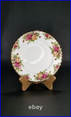 Vintage ROYAL ALBERT Old Country Roses Salad Dessert Luncheon Plates set of 8