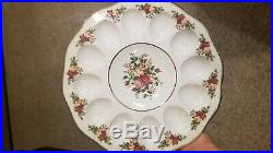 Vintage Royal Albert Bone China Old Country Roses Teacup, Saucer & Plate Set