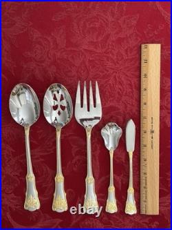 Vintage Royal Albert OLD COUNTRY ROSES 5-Piece Hostess Set Serving Utensils