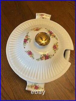 Vintage Royal Albert OLD COUNTRY ROSES Footed Soup Tureen
