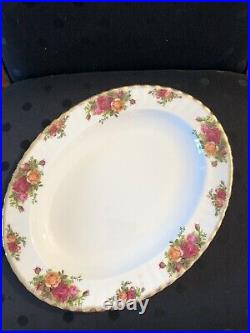 Vintage Royal Albert Old Country Rose 46 Piece Set. Service For 8