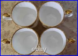 Vintage Royal Albert Old Country Rose Montrose Mugs Set of 4 NEW