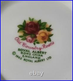 Vintage Royal Albert Old Country Rose Montrose Mugs Set of 4 NEW