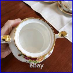 Vintage Royal Albert Old Country Roses 1962 (22pieces) Set of 4 Great Condition