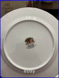 Vintage Royal Albert Old Country Roses 20pc Bone China Dinner Set England 1962