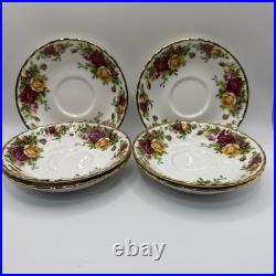 Vintage Royal Albert Old Country Roses 32pc Set Made in England Near Mint