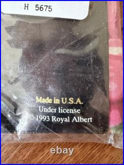 Vintage Royal Albert Old Country Roses 60x84 Oblong Tablecloth New 6 Napkins