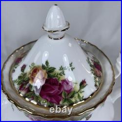 Vintage Royal Albert Old Country Roses 6-Cup Teapot with Original Box 1996