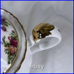 Vintage Royal Albert Old Country Roses 6-Cup Teapot with Original Box 1996