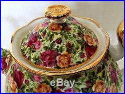 Vintage Royal Albert Old Country Roses Chintz Collection Teapot