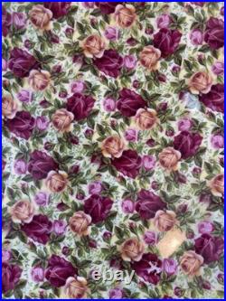 Vintage Royal Albert Old Country Roses Chintz Dinner Plate 9 1/4 (Set of 2)