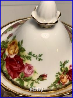 Vintage Royal Albert Old Country Roses England Teapot 8.5 in