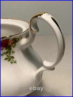 Vintage Royal Albert Old Country Roses England Teapot 8.5 in