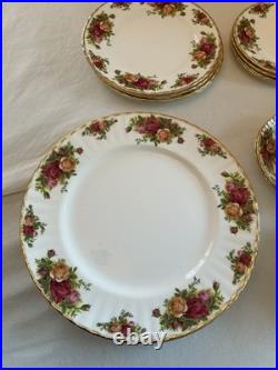 Vintage Royal Albert Old Country Roses Four 5 Piece Place Settings- 20 Pieces