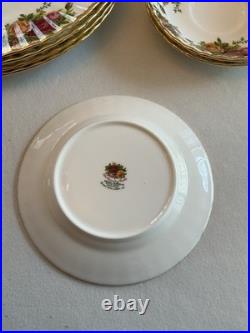 Vintage Royal Albert Old Country Roses Four 5 Piece Place Settings- 20 Pieces