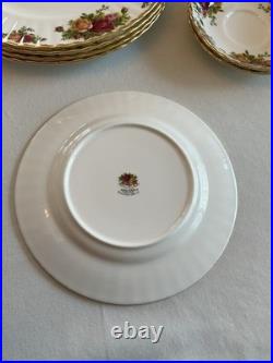 Vintage Royal Albert Old Country Roses Four 5 Piece Place Settings- 20 Pieces