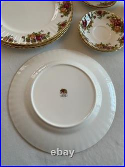 Vintage Royal Albert Old Country Roses Four 5 Piece Place Settings- 20 Pieces
