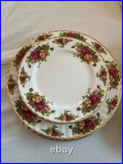 Vintage Royal Albert Old Country Roses Four 5 Piece Place Settings- 20 Pieces