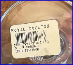 Vintage Royal Albert Old Country Roses Iced Beverage Glasses NIB