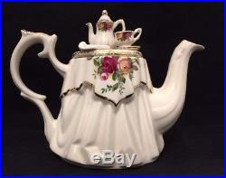 Vintage Royal Albert Old Country Roses Morning Tea Collector's Teapot