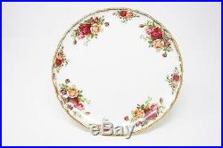 Vintage Royal Albert Old Country Roses Pedestal Footed Cake Plate Stand England
