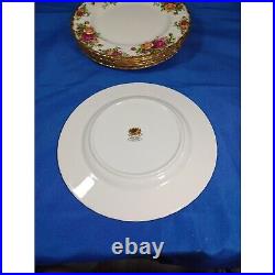 Vintage Royal Albert Old Country Roses Salad Plate 8 1/8 Set of 6-Dated 1962