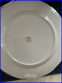 Vintage Royal Albert Old English Rose 10 Dinner Plates set of 4