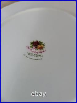 Vintage Royal Albert Set Of 11 Old Country Roses Bone China 8 Salad Plates Mint
