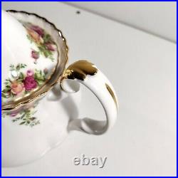 Vintage Royal Albert Tea Pot Old Country Roses Large 7.5 Tall 1962