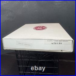 Vtg New Royal Albert Old Country Roses 6 Gold Plated forks 1 cake server Set