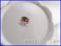 Vtg Royal Albert Bone China Old Country Roses 6 Cup Teapot