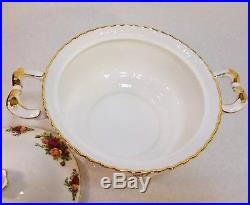 Vtg Royal Albert Bone China Old Country Roses Soup Tureen 146oz Made in ENGLAND