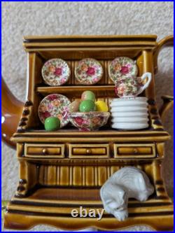 Vtg teapot Royal Albert handcrafted by Cardew Old Country Roses unique/rare